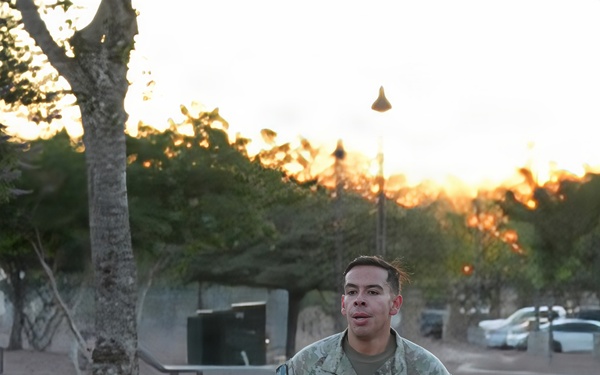 Combat Fitness Test at Fort Bliss