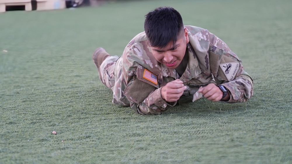 Combat Fitness Test at Fort Bliss