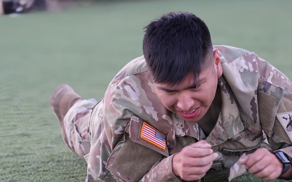 Combat Fitness Test at Fort Bliss