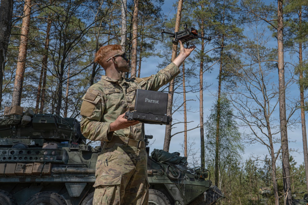 2nd Cavalry Regiment prepares sUAS for training operations at BPTA, Poland