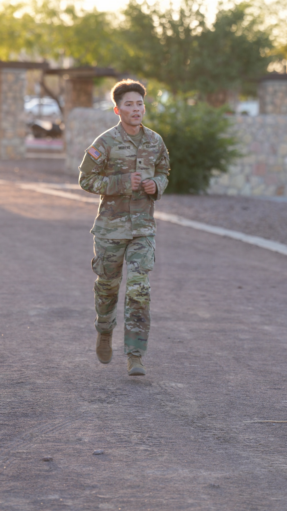 Combat Fitness Test at Fort Bliss