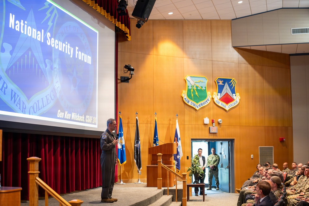 Chief of Staff of the Air Force speaks at Air University's National Security Forum