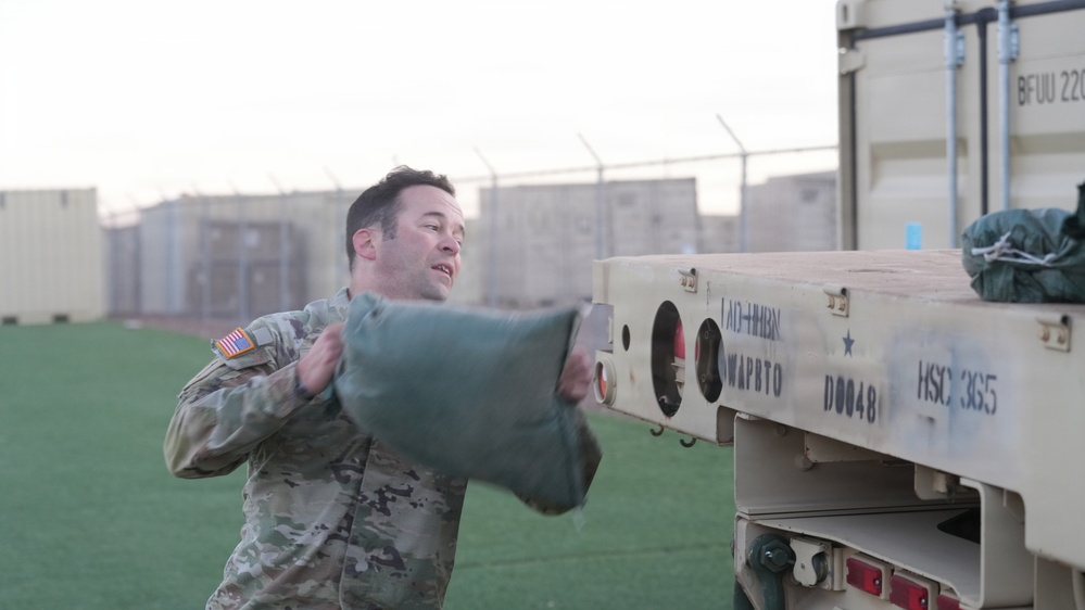 Combat Fitness Test at Fort Bliss