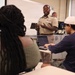 Mobile District Commander speaks with South Alabama students