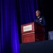 Lt. Gen. Philip A. Garrant delivers remarks during Space Symposium