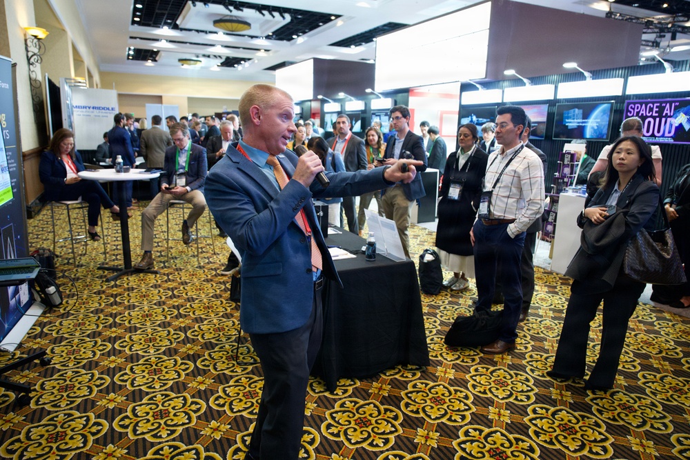 Space Force Front Door drew crowds at Space Symposium