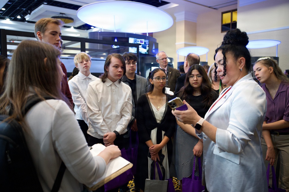 STEM students meet with Space Systems Command during Space Symposium