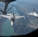 F-16s fly in formation