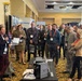 Ms. Barbara Golf addresses the audience at Space Symposium
