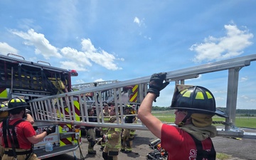 Hunter Army Airfield and Savannah Fire Departments Conduct Joint 'Above Grade' Training