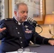 Col. Jon Strizzi is interviewed for a Space Force Association podcast at Space Symposium