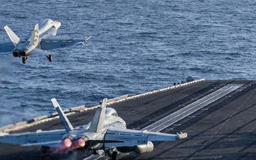 Abraham Lincoln Conducts Flight Operations