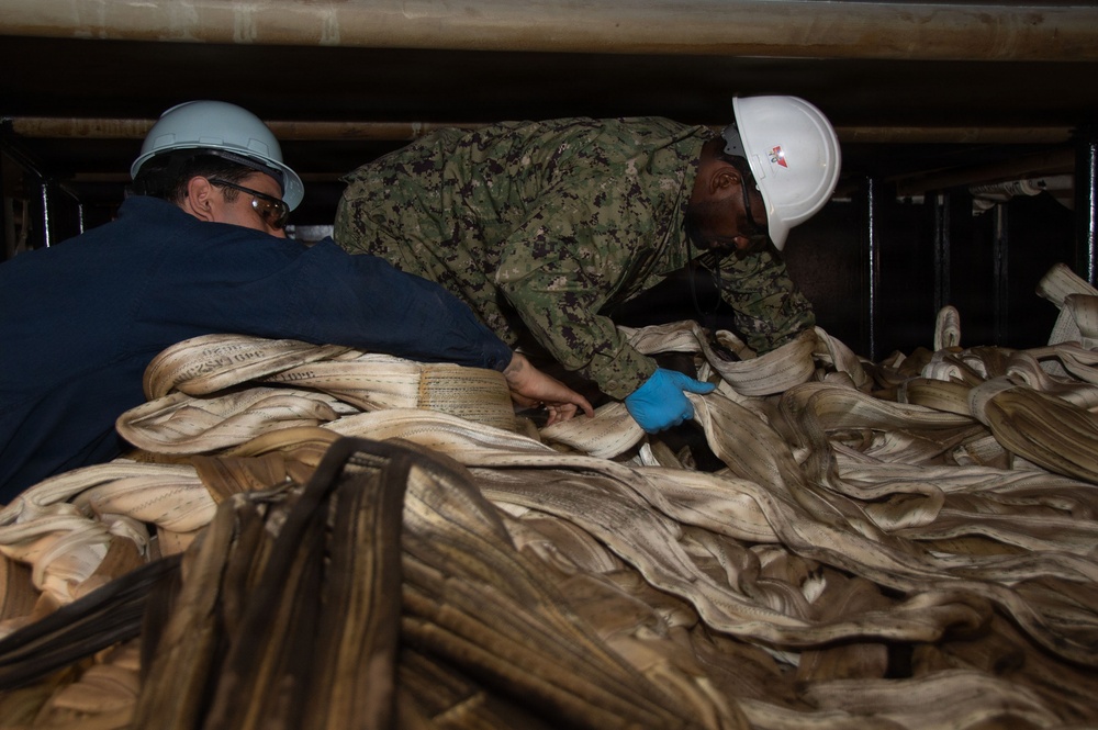 Ronald Reagan Sailors and Contractors Conduct Daily Operations