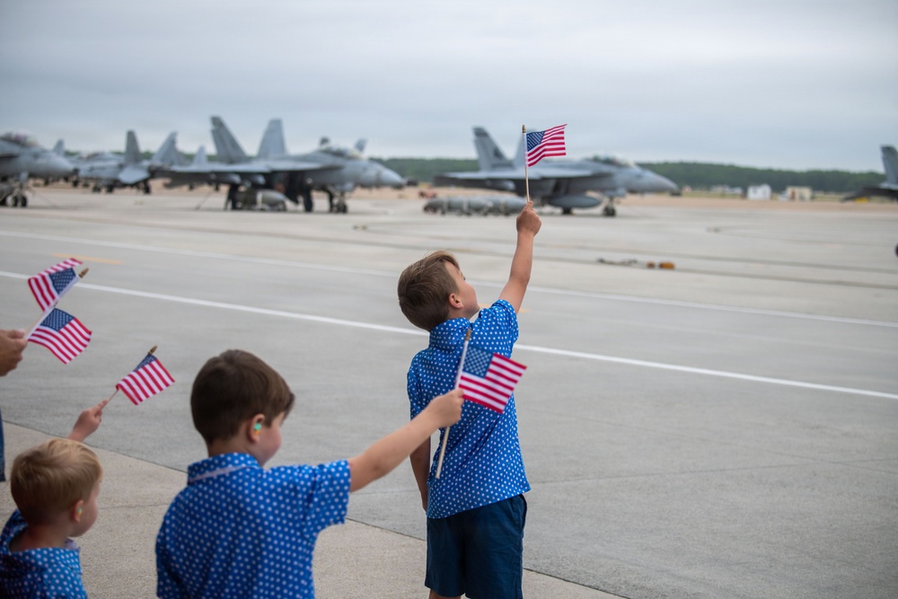 Carrier Air Wing (CVW) 8 Returns Following 11-Month Deployment
