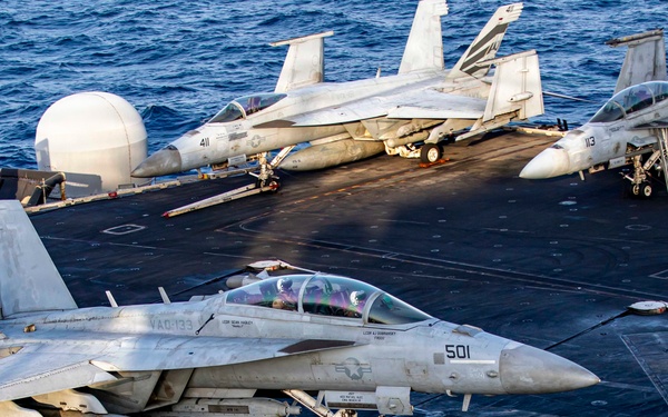 Abraham Lincoln Conducts Flight Operations
