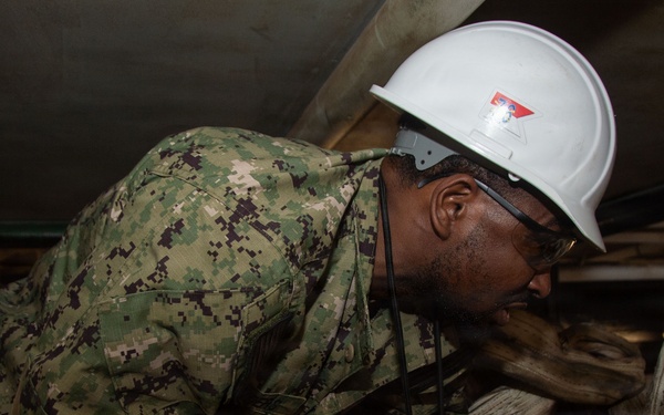 Ronald Reagan Sailors and Contractors Conduct Daily Operations