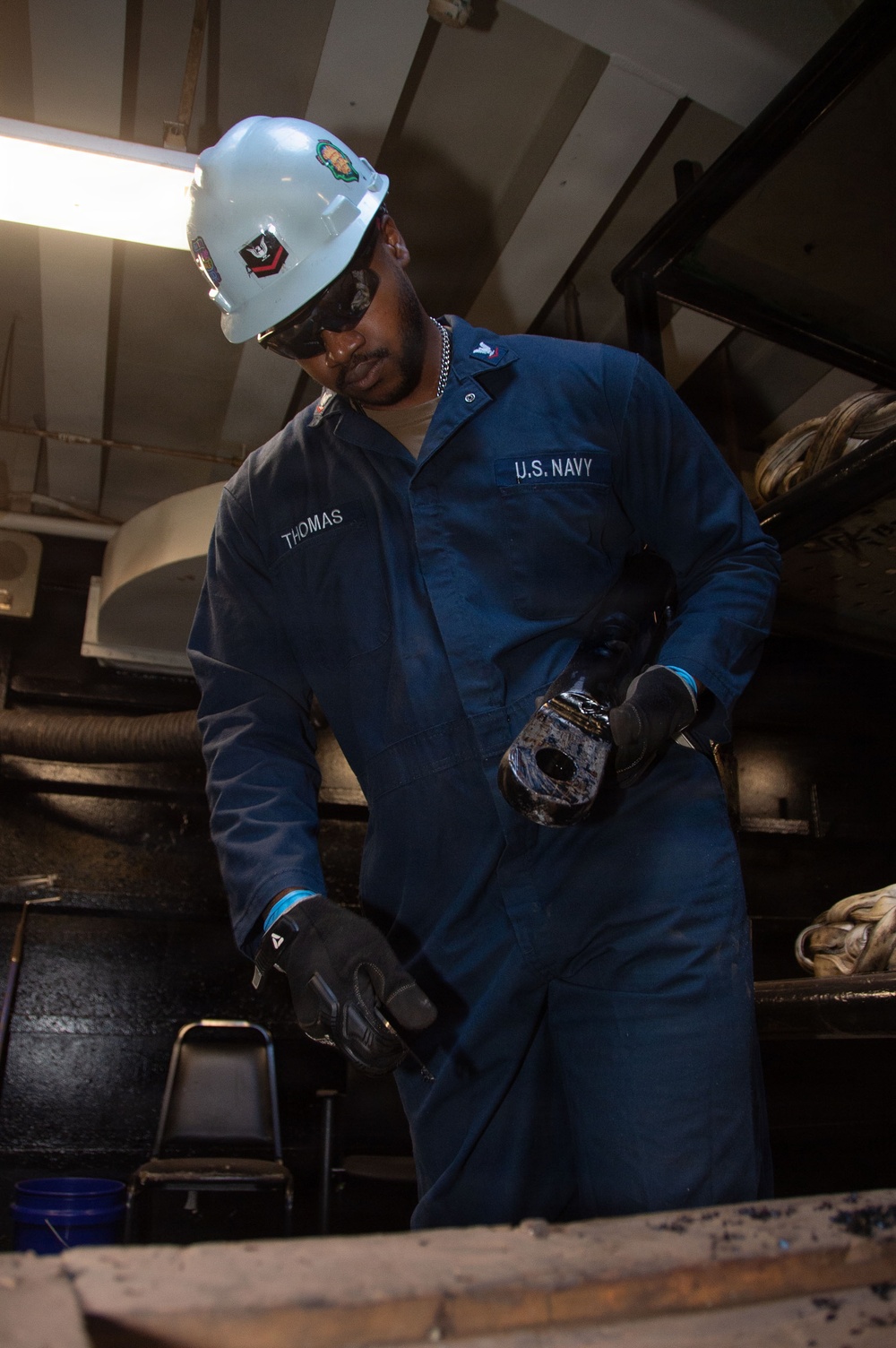 Ronald Reagan Sailors and Contractors Conduct Daily Operations