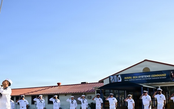 Sailors Don Dress Whites Ahead of Summer at Naval Surface Warfare Center, Port Hueneme Division