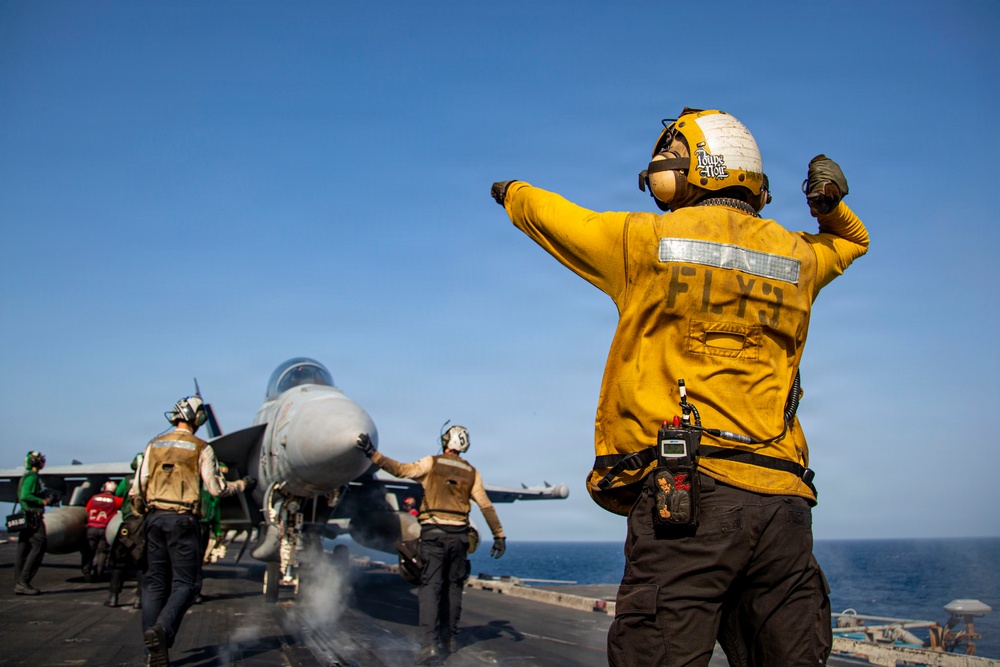Abraham Lincoln Conducts Flight Operations