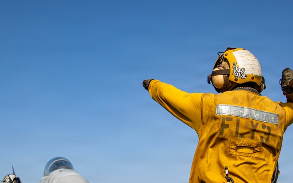 Abraham Lincoln Conducts Flight Operations