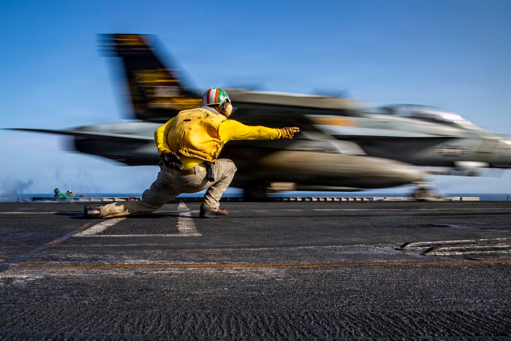 Abraham Lincoln Conducts Flight Operations