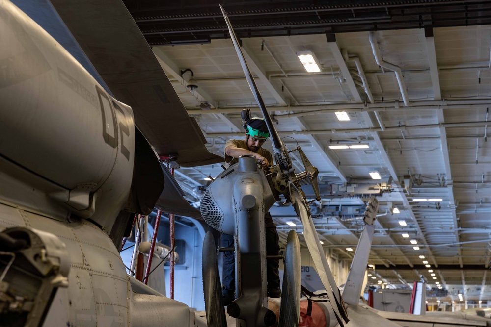 Abraham Lincoln Conducts Operations