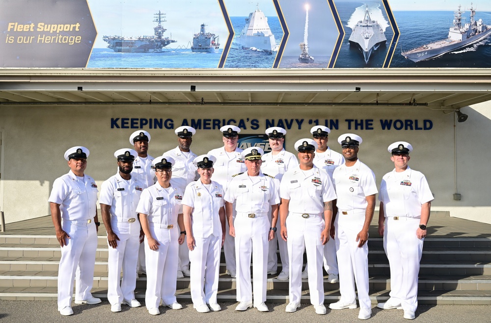 Sailors Don Dress Whites Ahead of Summer at Naval Surface Warfare Center, Port Hueneme Division