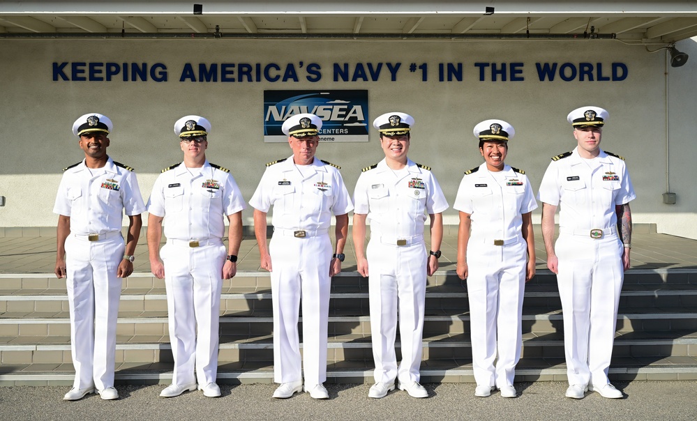Sailors Don Dress Whites Ahead of Summer at Naval Surface Warfare Center, Port Hueneme Division