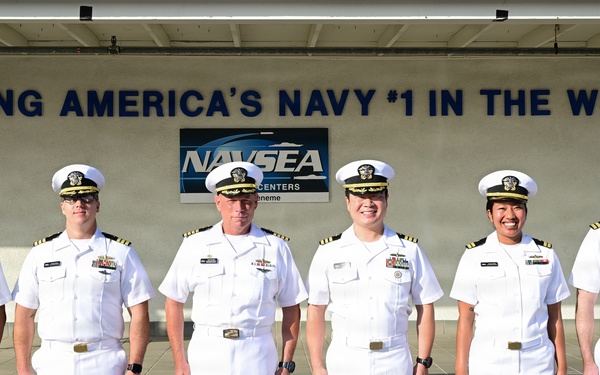 Sailors Don Dress Whites Ahead of Summer at Naval Surface Warfare Center, Port Hueneme Division