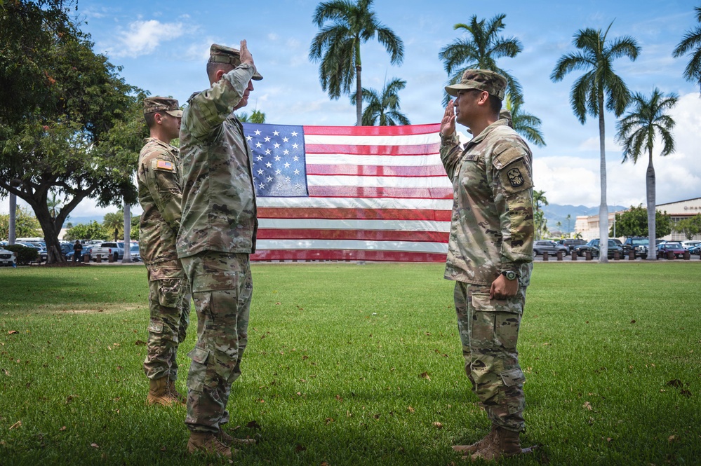 94th AAMDC officer promoted during ceremony at Joint Base Pearl Harbor-Hickam