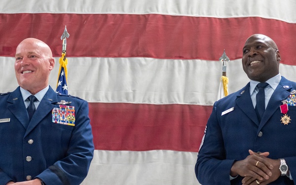 Chief Master Sgt. Marlon Burton retirement ceremony May 3, 2026