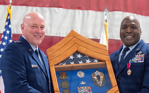Chief Master Sgt. Marlon Burton retirement ceremony May 3, 2026