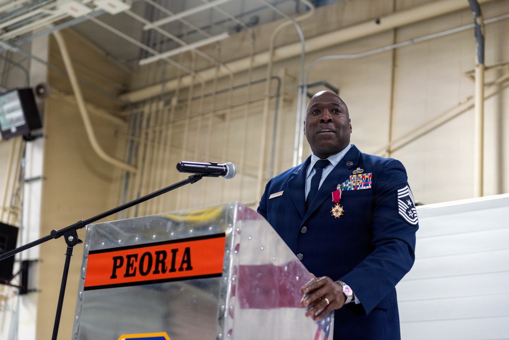 Chief Master Sgt. Marlon Burton retirement ceremony May 3, 2026