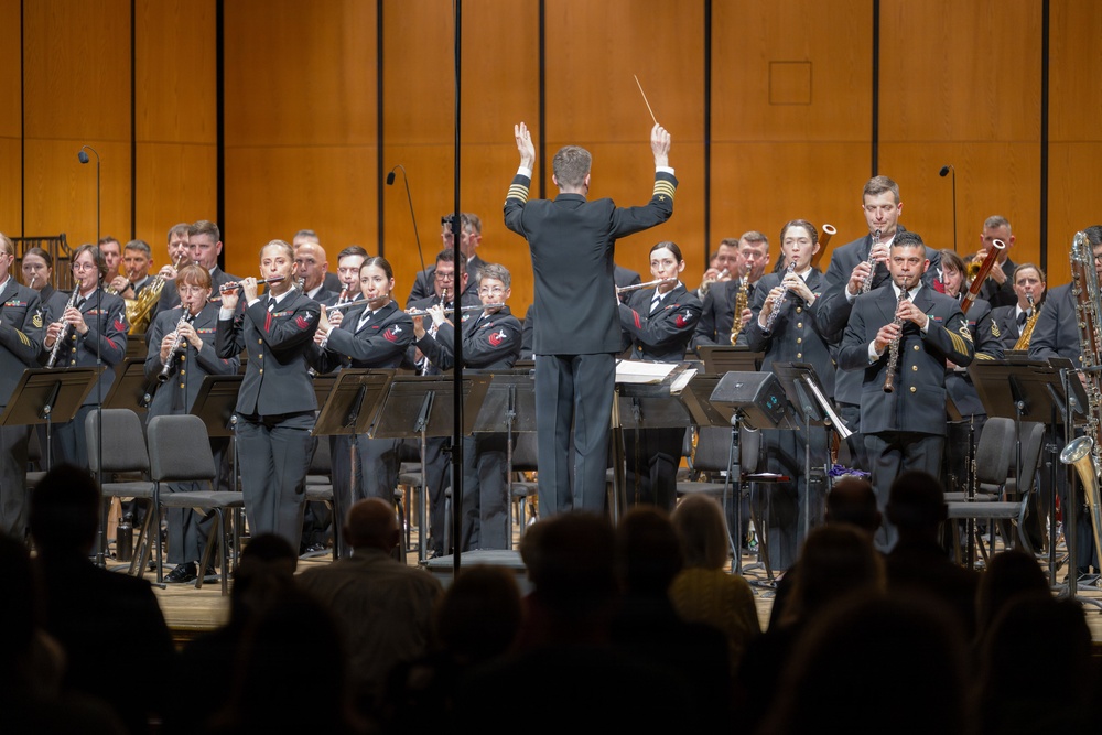 The US Navy Band Performs at Maryland Hall
