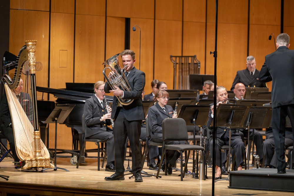 The US Navy Band Performs at Maryland Hall