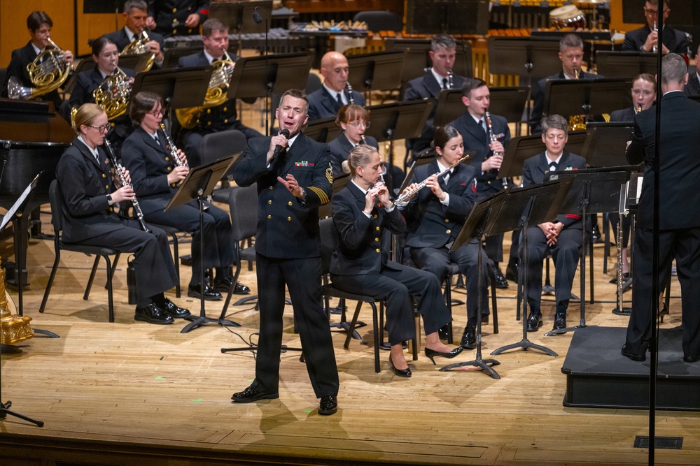 The US Navy Band Performs at Maryland Hall