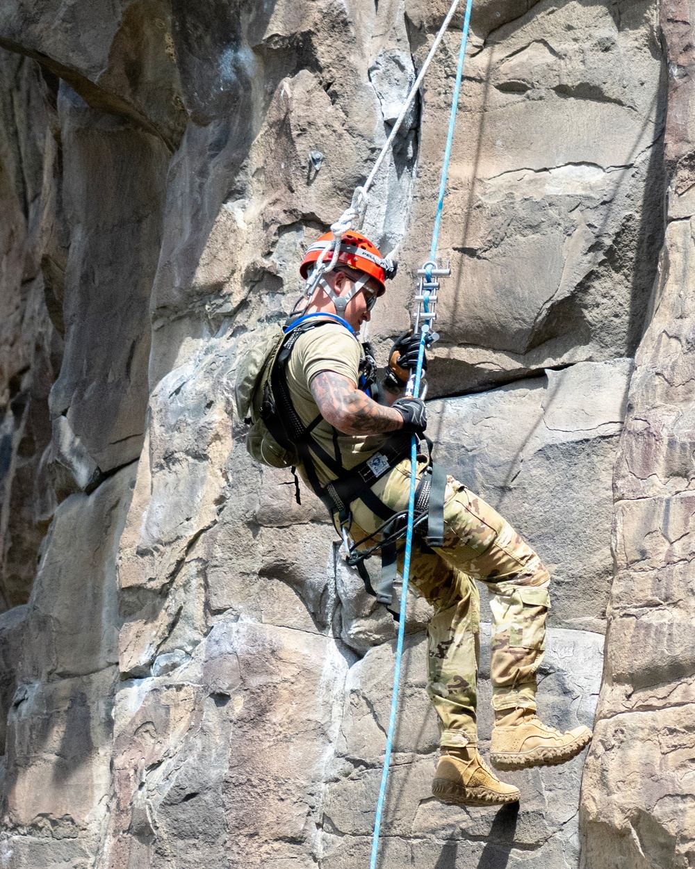 Gowen Fire Participate in Land Navigation for Search and Rescue Training