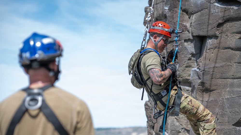 Gowen Fire Participate in Land Navigation for Search and Rescue Training