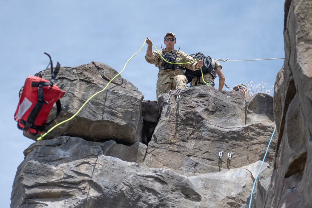 Gowen Fire Participate in Land Navigation for Search and Rescue Training