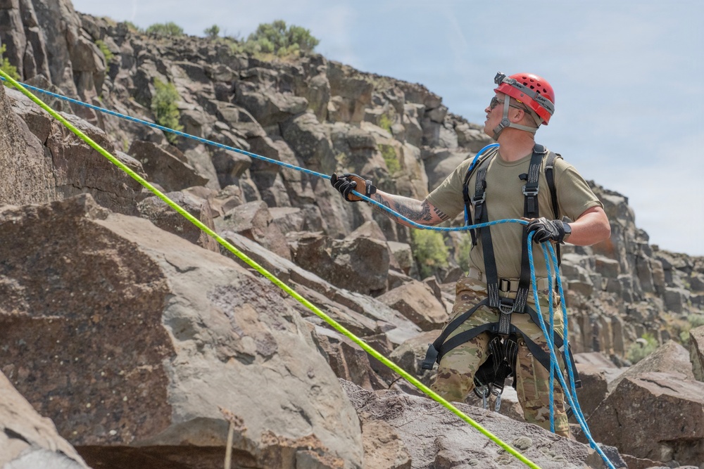 Gowen Fire Participate in Land Navigation for Search and Rescue Training