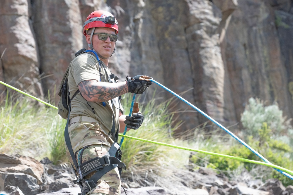 Gowen Fire Participate in Land Navigation for Search and Rescue Training