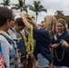 Students with the Kānehūnāmoku Voyaging Academy visit MCBH