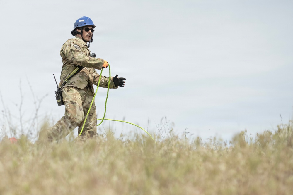Gowen Fire Participate in Land Navigation for Search and Rescue Training