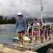 Students with the Kānehūnāmoku Voyaging Academy visit MCBH