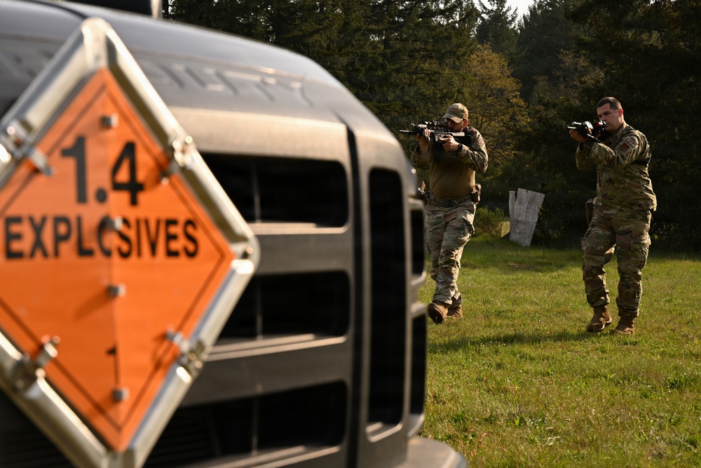 194th Security Forces Squadron conducts field training