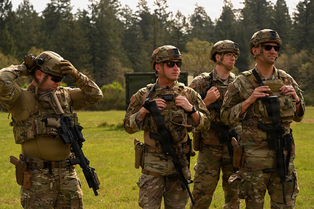194th Security Forces Squadron conducts field training