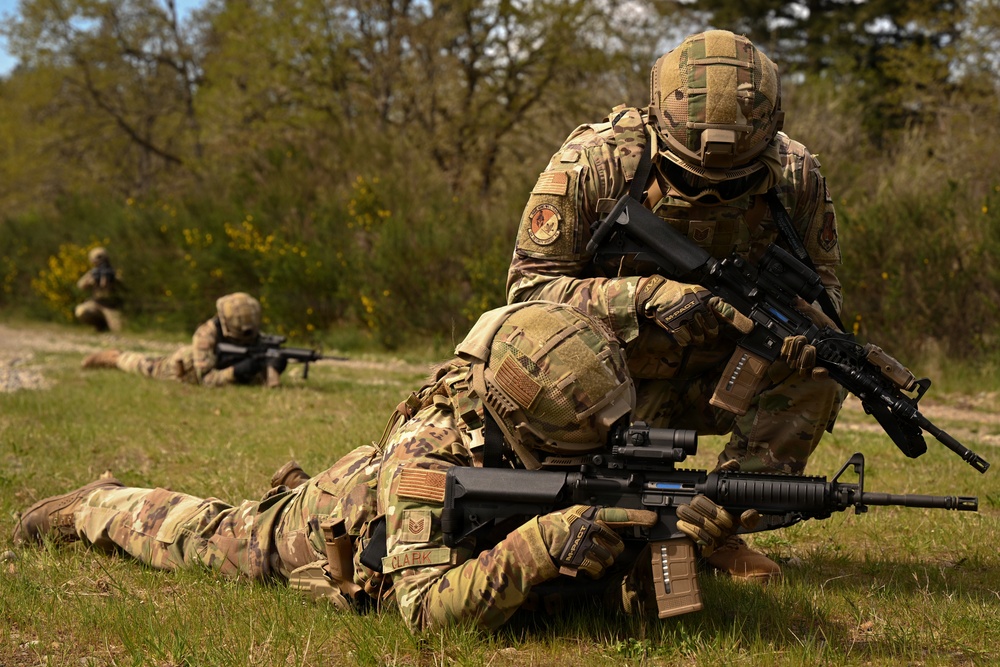 194th Security Forces Squadron conducts field training