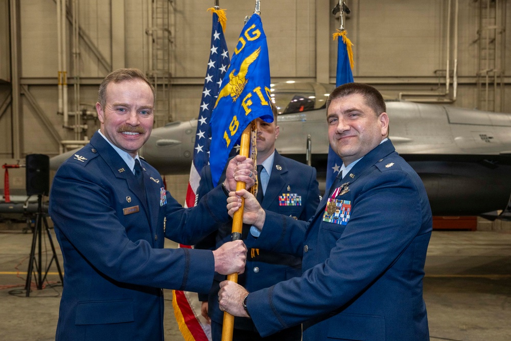 18th FIS Change of Command