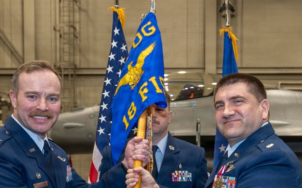 18th FIS Change of Command