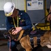 USS John C Stennis (CVN 74) holds K-9 Bag inspections